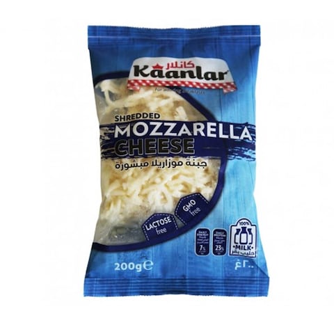 Kaanlar Shredded Mozzarella Cheese 200g