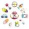 Baby Rattle 12 pc Set New