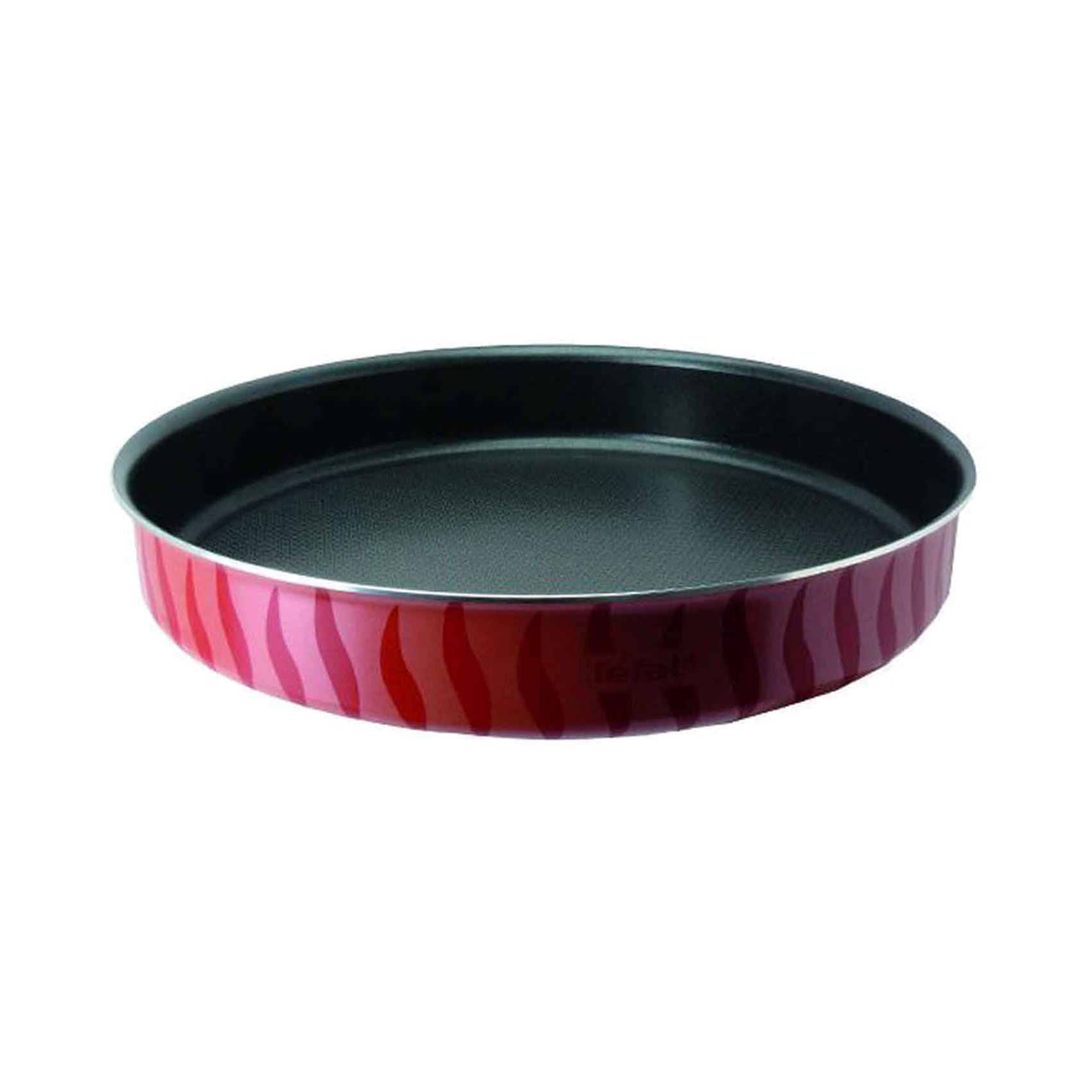 Zahran Tempo Tefal Round Baking Tray - 26 Cm - Red