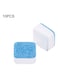 10-Piece Washing Machine Effervescent Cleaner Tablet Set Blue/White