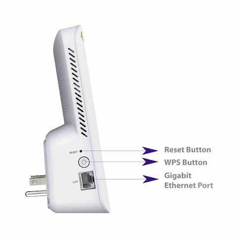 دي لينك موسع نطاق شبكة الواي فاي  6 DAP-X1860 AX1800 - أبيض