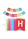 14cmx20cm Colorful Happy Birthday Paper Banner
