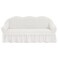 Fabienne Turkish Stretchable Sofa Cover Three Seater White Free Size