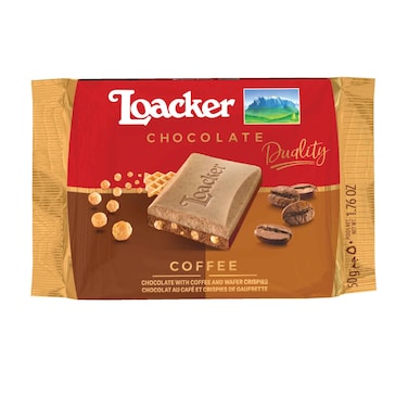 Loacker chocolate duality coffee 50g