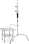 COOPIC C Stand C40S Heavy Duty Light Stand Height 150-330cm with Sliding up-down Leg, for Photo Studio Photography Strobe Light Video Umbrella Softbox Monolight
