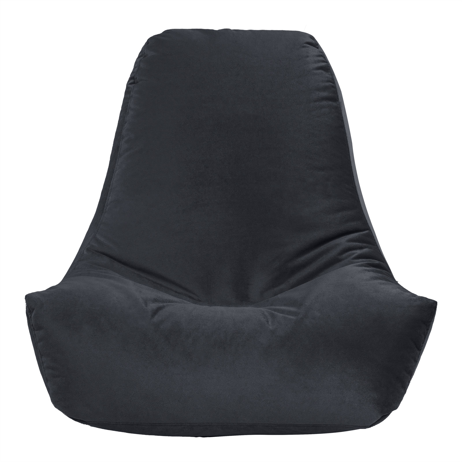 Thumbnail image for In House Harvey Velvet Bean Bag Chair - Medium - Dark Grey