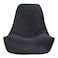 In House Harvey Velvet Bean Bag Chair - Medium - Dark Grey