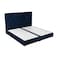 In House Janwa Velvet Bed Frame - Single - 200x100 cm - Dark Blue