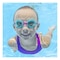 Bestway Disney Princess Ariel Printed Swimming Goggles