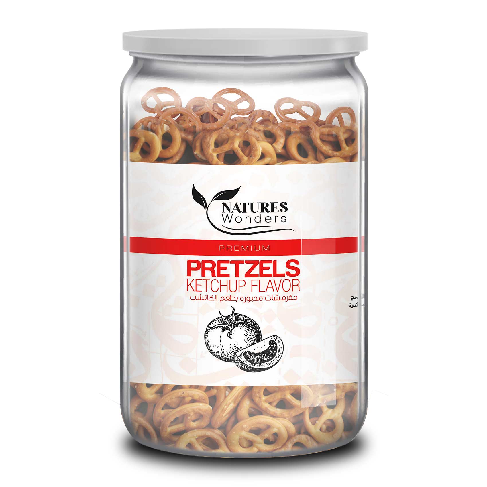 Natures Wonders Pretzel with Ketchup – 200 gm Natures Wonders Pretzel with Ketchup – 200 gm