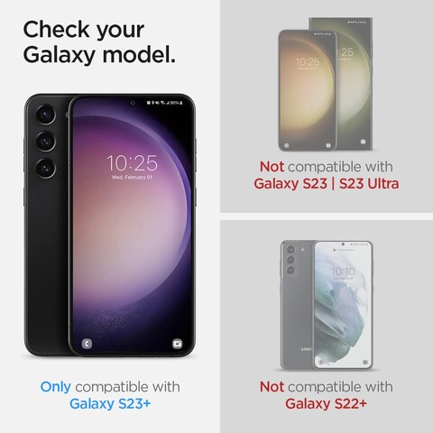Spigen Neo Flex Solid [2 Pack] designed for Samsung Galaxy S23 PLUS Screen Protector (2023) Case Friendly Flexible Film - 2 PACK