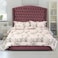 In House Maldives Velvet Bed Frame - Queen - 200x140 cm - Dark Pink