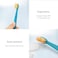 Flipper Hygienic Kids Toothbrush Holder With Suction Cups, One Touch Open &amp; Close, includes Soft Bristle Toothbrush, Made In Malaysia, Fun Animal Penguin, 3Y+