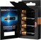 Duracell Optimum Type AA Alkaline Batteries Pack of 4, black
