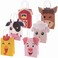 Faisichocalato Farm Animal Party Favor Bags Barnyard Birthday Gift Treat Goody Kraft Paper Centerpiece Decorations For Kids Baby Shower Supplies Pack Of 12