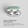 VRS Design Modern designed for Airpods 3 case cover (2021) with Leather Strap - Mint Green