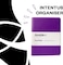 Jumble &amp; Co Intentus A4 Conference Folder Organiser with Ruled Refill Pad Royal Mess Purple (JITBYU-463)
