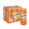 Mirinda Orange Flavoured Carbonated Soft Drink 330ml Pack of 6