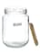 Delcasa 6-Piece Glass Storage Jar Set Clear