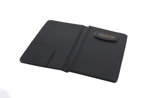 SHALLOW ELEGANT LEATHER BILL FOLDER FOR RESTAURANT-11*23CM