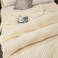 Luna Home Throw Striped Blanket Super Soft, White Color
