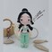 Handmade Natural Cotton Crochet Jasmin Princess Toy Doll for Baby Friend Amigurumi Crochet Sleeping Buddy for Kids and Adults, 25cm