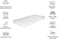 Vital Medical Mattress, Single Medicated Mattress, W90 X L190 X H10