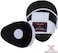 Max Strength Boxing Training Focus Pads Hook Jab Mitts UFC Sparring Punch Bag Gym Fight Workout (Red/White)