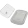 Generic Stainless Steel Butter Dish With Plastic Lid