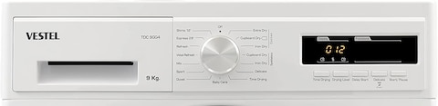 Vestel 9 Kg Front Load Tumble Dryer Condenser 15 Program 1000 RPM White Model TDC9GG4