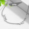 Aiwanto Silver Ankle Chain Anklet Simple Anklets