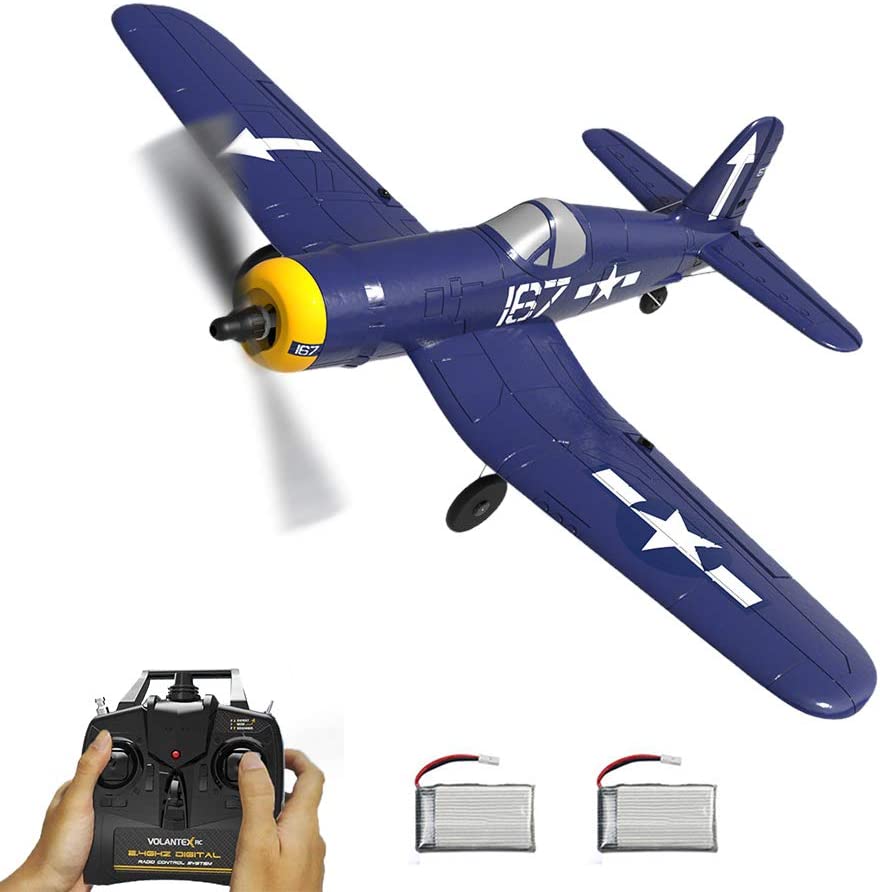 Buy Credevzone F4U RC Airplane 4Ch Remote Controlled Warplane Ready To ...