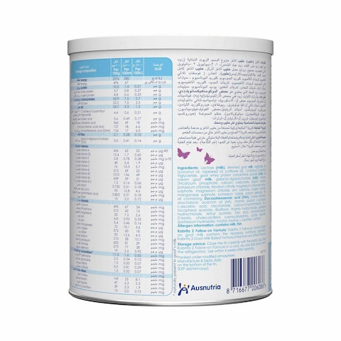 Kabrita Goat Milk Stage 2 Follow On Milk Formula 6 Months 400g