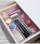 Doreen 14 PCS Clear Plastic Drawer Organizer Tray for Makeup Kitchen Utensils Jewelries and Gadgets for kitchen dresser bathroom office(GC1436A)