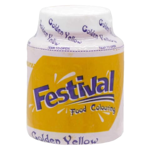 Festival Food Colour Gold Yellow 10g