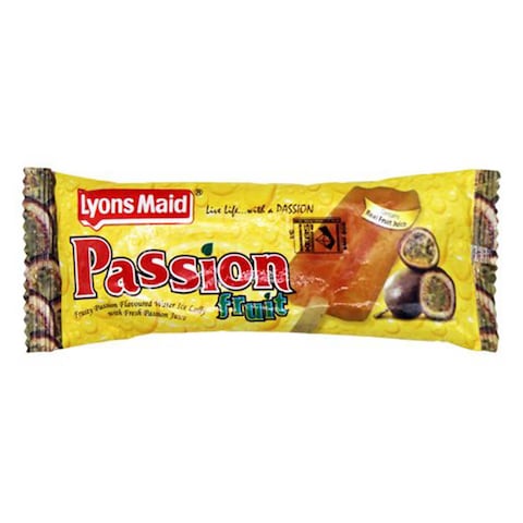 Lyons Maid Passion Fruit Lolly Ice Cream Stick 55ml