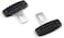 2-Pack Car Seat Belt Clip, Car Seat Belt Silencer Metal Tongue, Seat Safety Belt Buckle Auto Metal Seat, Universal for Most Vehicle-Black