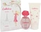 Cabotine Rose For Women EDT 100ml + Perfumed Body Lotion 200ml Set