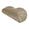 Sanitary PVC Bath Mat Beige 69x35cm