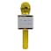 Generic Bluetooth Speaker Mic Karaoke Microphone V7 - Yellow With White