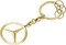 Genuine Mercedes-Benz Keyring Brussels   Gold   Die-Cast Zinc