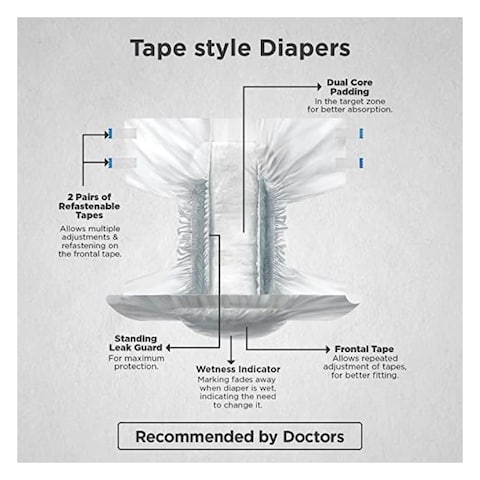 Senior Adult Diapers Extra Large 10S