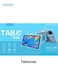 جهاز تابلت Oteeto TAB 10 للأطفال/10.1 بوصة IPS/10.1 بوصة IPS/6 جيجابايت رام + 128 جيجابايت ROM/5 ميجابكسل أمامي + كاميرا خلفية بدقة 8 ميجابكسل/يشمل ملصق، دمية صغيرة 5 قطع