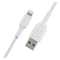 Belkin Braided USB-A to Lightning Data Sync And Charging Cable White