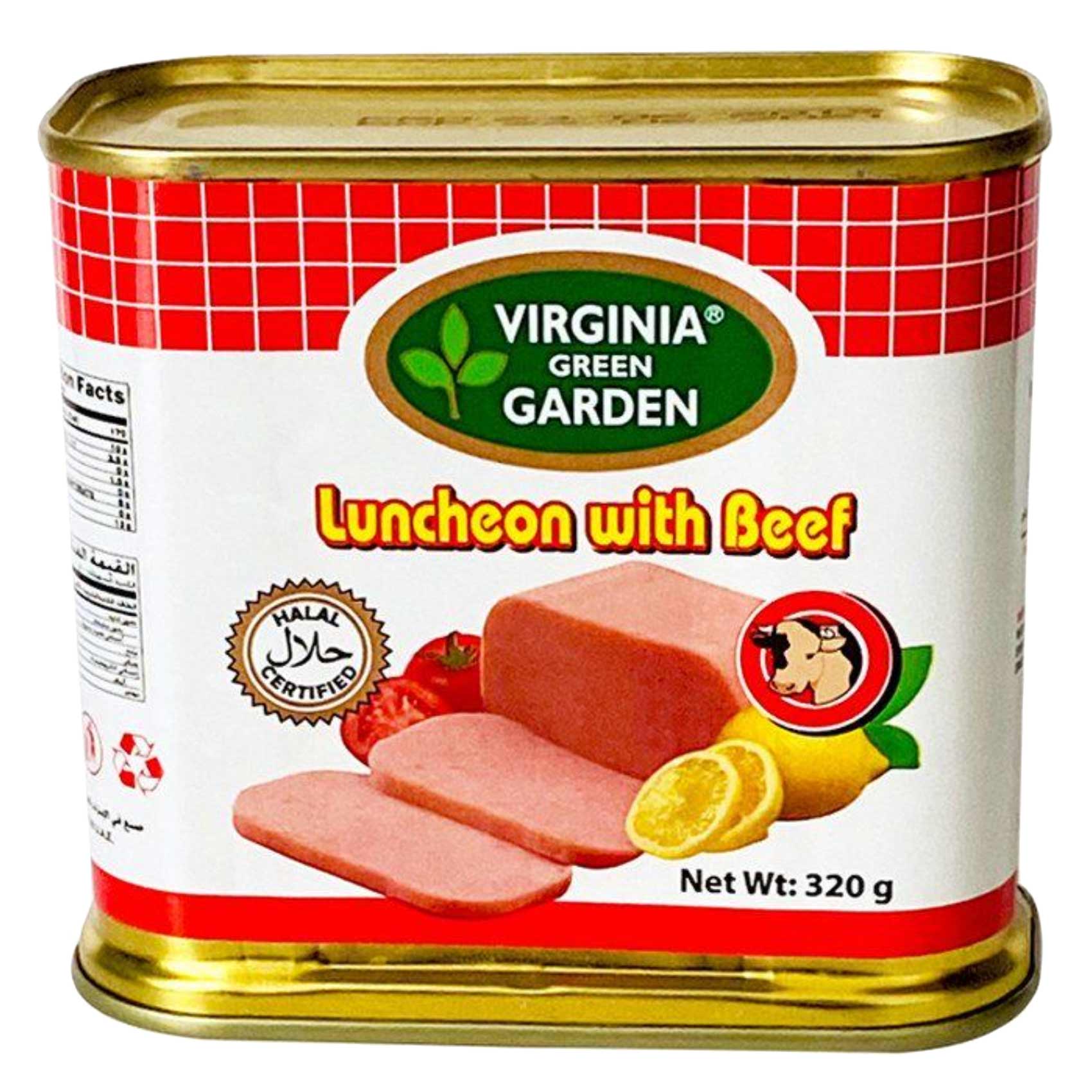 Virginia Green Garden Luncheon Meat With Beef 320g