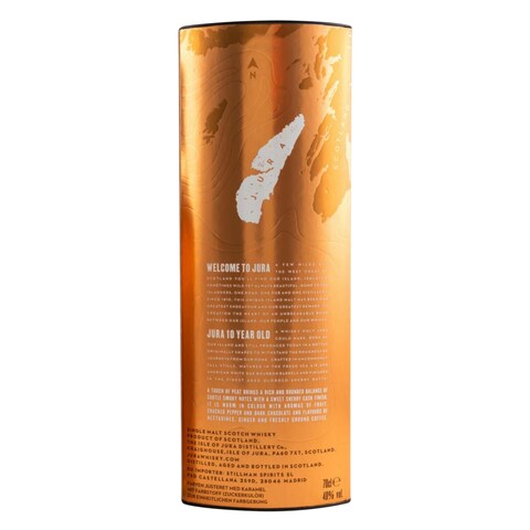 Jura Isle Of Jura 10 Years 40% Alcohol Malt Scotch Whisky 70CL