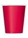 24-Piece 9oz Red Paper Cup Party Set