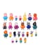 MissTiara 25-Piece Cartoon Peppa Pig Friends Toys With Bag