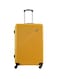 ParaJohn ABS Hardside Spinner Check In Large Luggage Trolley, 28 Inch, Yellow
