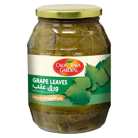 California Garden Jarred Grape Vine Leaves In Brine 450g